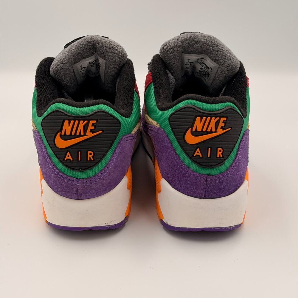 Nike Air Max 90 QS Viotech Multi-Color Sneakers CD0917-600 Size US 4 - Picture 5 of 7